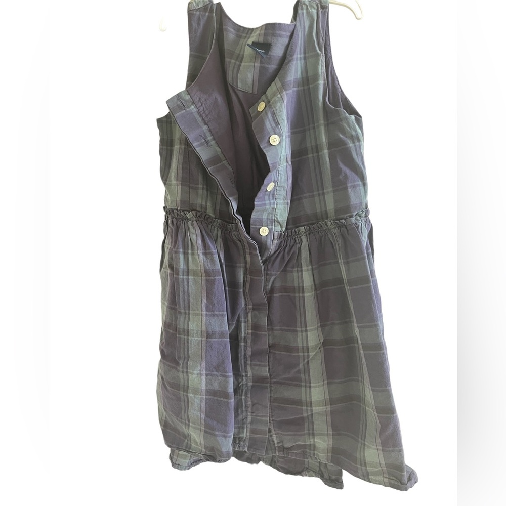 Gap Kids girls tartan plaid dress